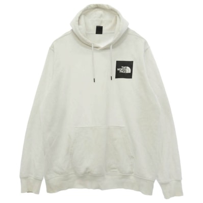 THE NORTH FACE ノースフェイス 509083 バックロゴ プルオーバー パーカー フーディー ホワイト系 XXL【中古】