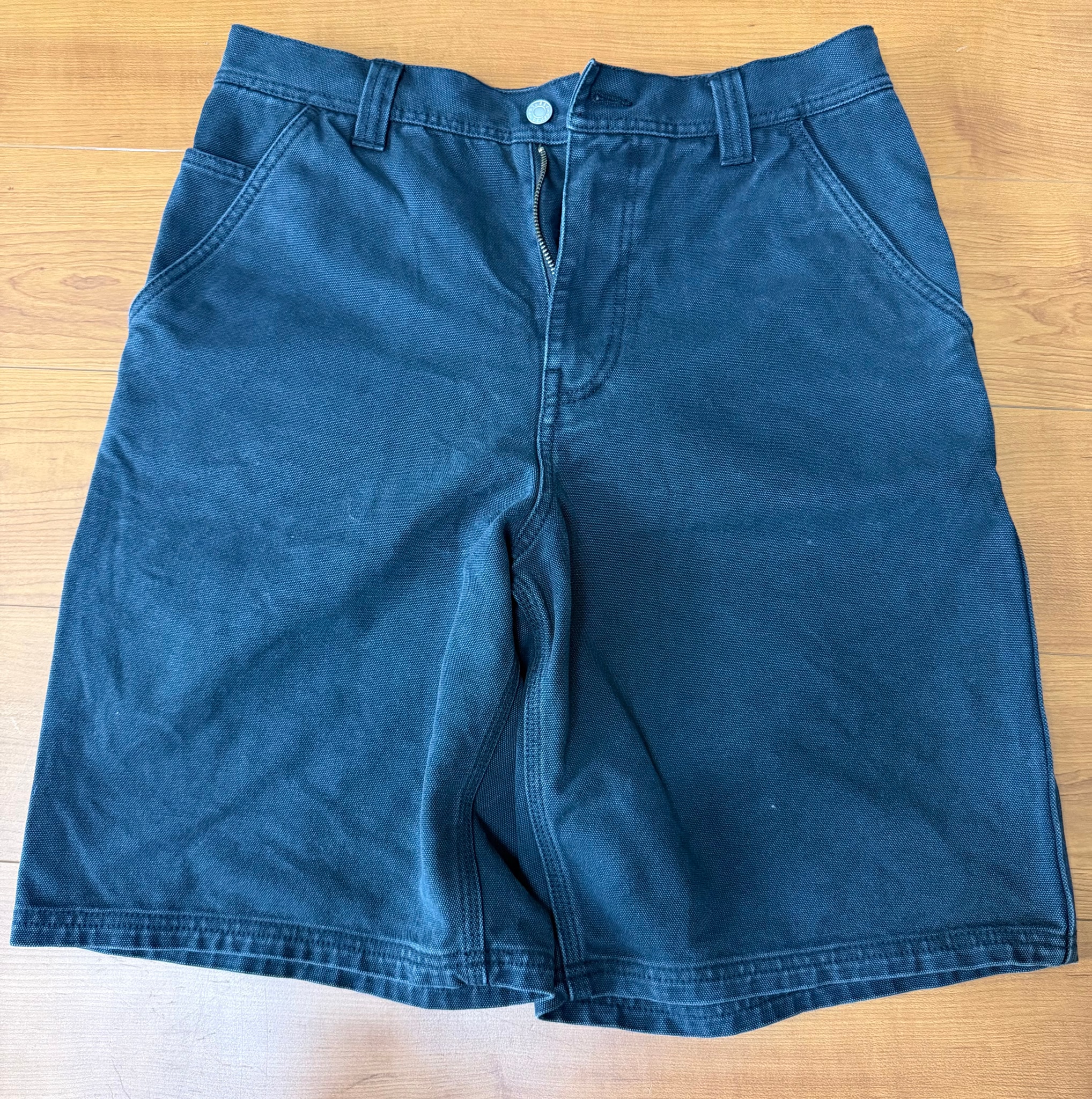 Stussy Work Short Washed Canvas "Black"
