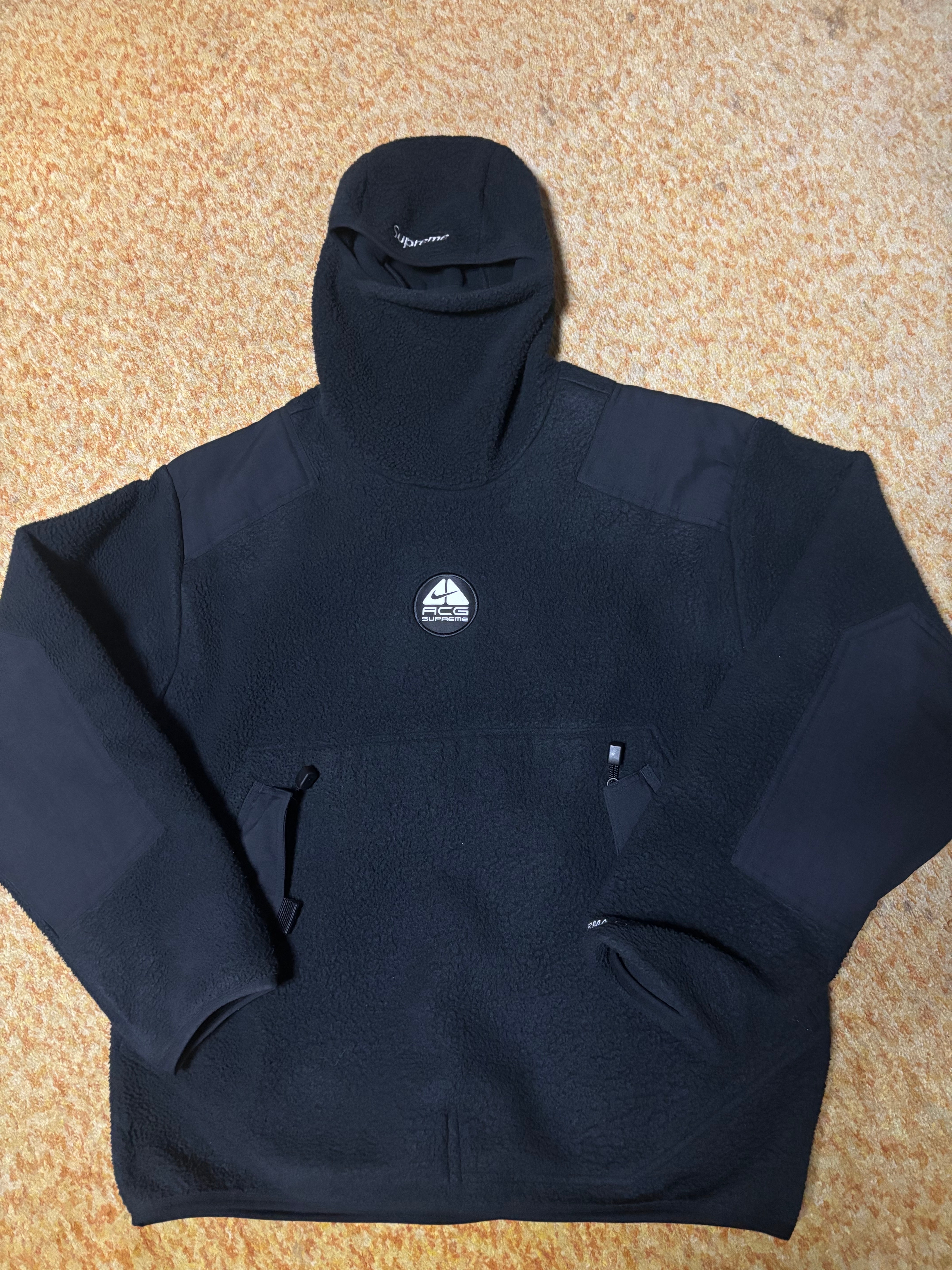 シュプリーム ナイキ ACG フリース プルオーバー "ブラック"