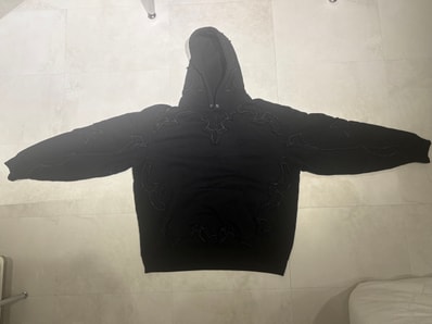 Supreme Western Cut Out Hooded Sweatshirt "Black"