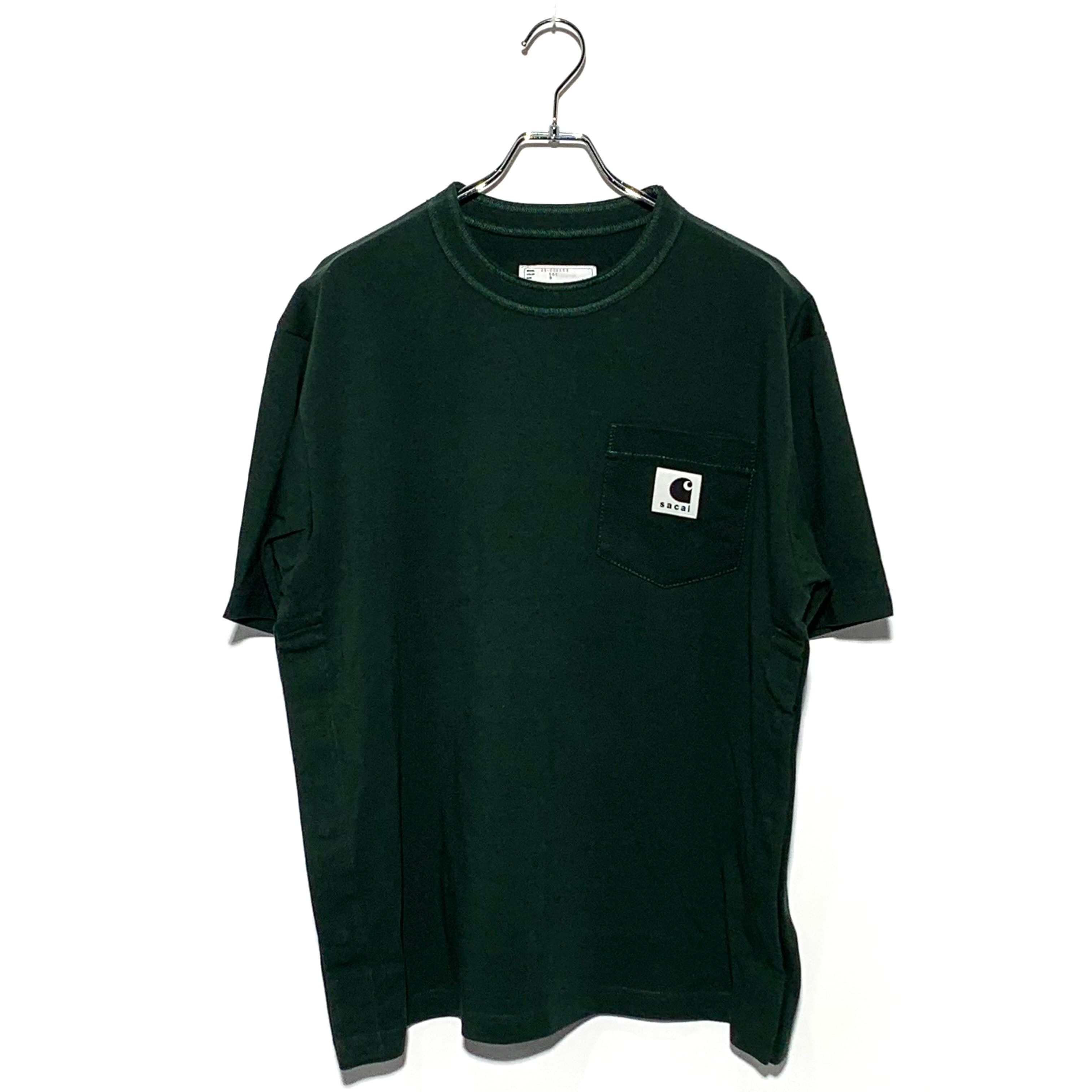 sacai x Carhartt WIP Cotton Jersey T-Shirt "Green"