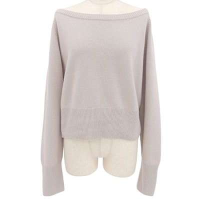 極美品 フォクシー ニット ピンクベージュ レディース 42 37775