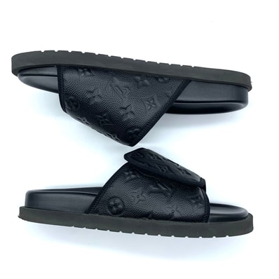 Louis Vuitton Miami NBA Line Mule Sandal Black