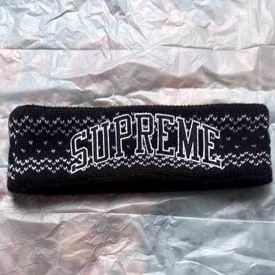 Supreme New Era Arc Logo Headband (FW17)