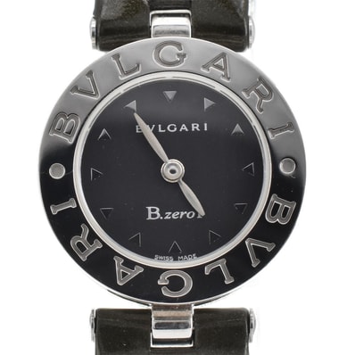 値下 ブルガリ BVLGARI BZ22S B.zero1 SS/レザー クォーツ レディース □#143343