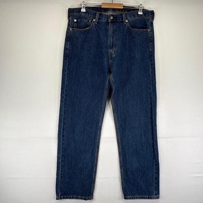 古着 リーバイス Levi's デニム パンツ デニムパンツ ジーパン 505 ストレート ジーンズ 大きいサイズ W38×L32 ブルー系 メンズ