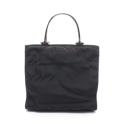グッチ GUCCI トートバッグ バッグ レザー ナイロンキャンバス レディース ブラック系 002 1025 【中古】