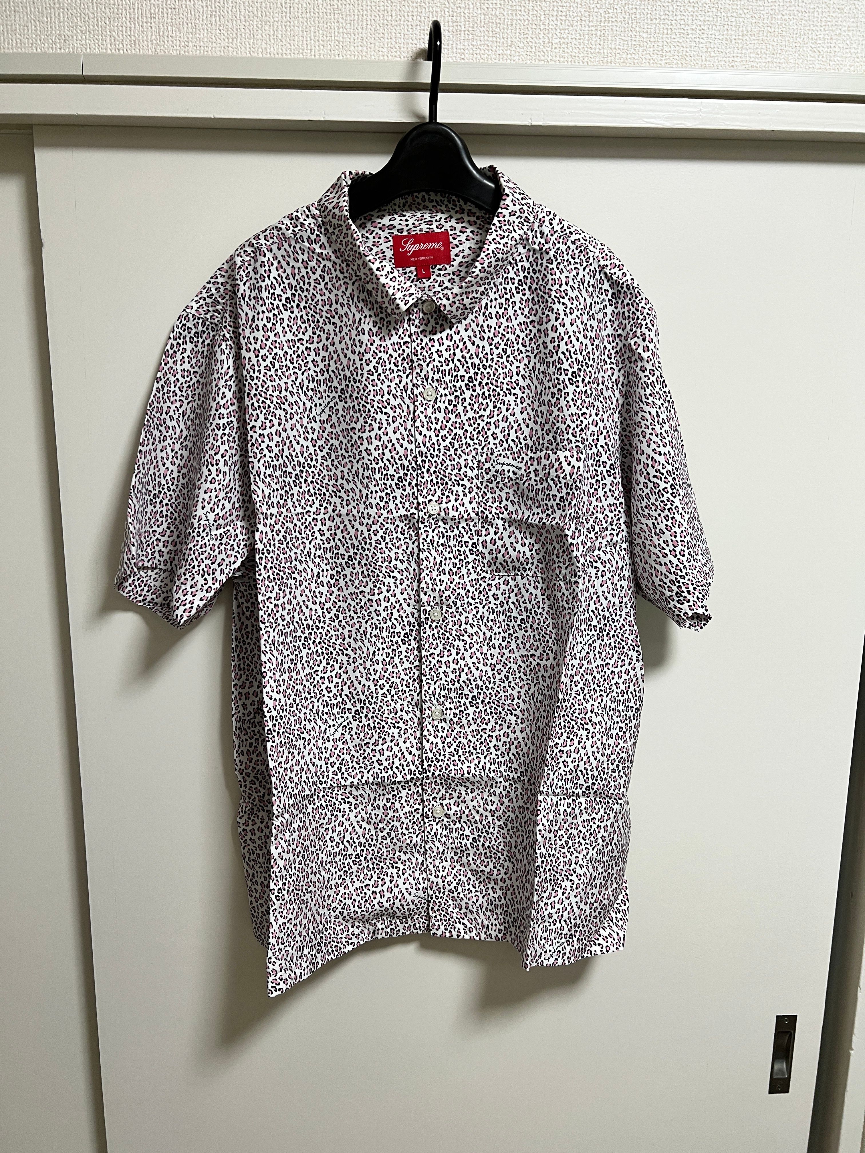 Supreme Leopard Silk S/S Shirt "Pink"