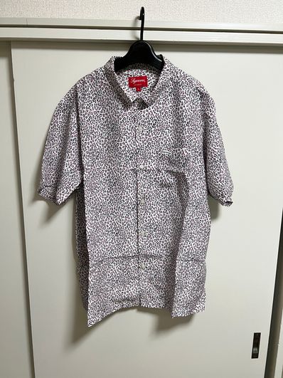 Supreme Leopard Silk S/S Shirt "Pink"