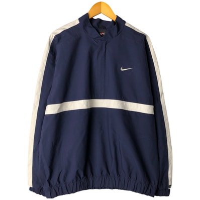 古着 ナイキ NIKE ハーフジップ ウインドブレーカー メンズXL相当/eaa606927