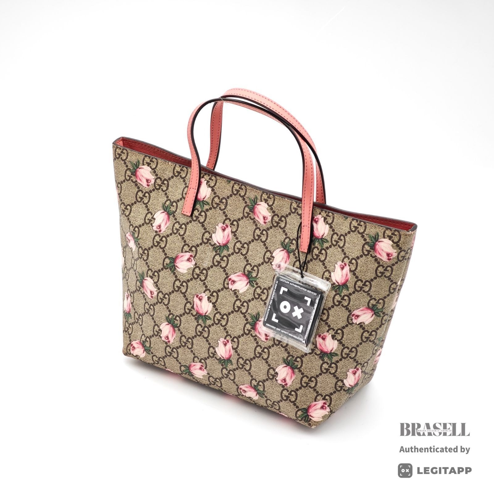 GUCCI グッチ チルドレンズ GGスプリーム チルドレンズ 410812 DO1891044 ハンドバッグ Canvas ベージュ ピンク レディース