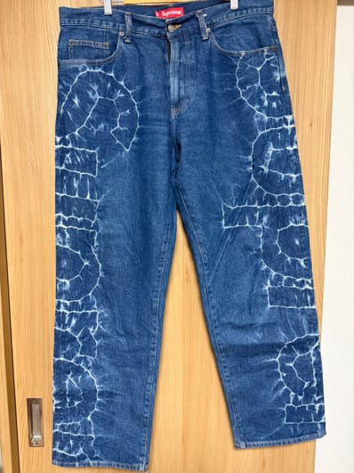 Supreme Shibori Loose Fit Jean "Rigid Indigo"