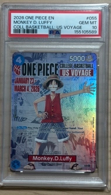 PSA10】モンキー・D・ルフィ：P (開封済) [P-055]【英語版