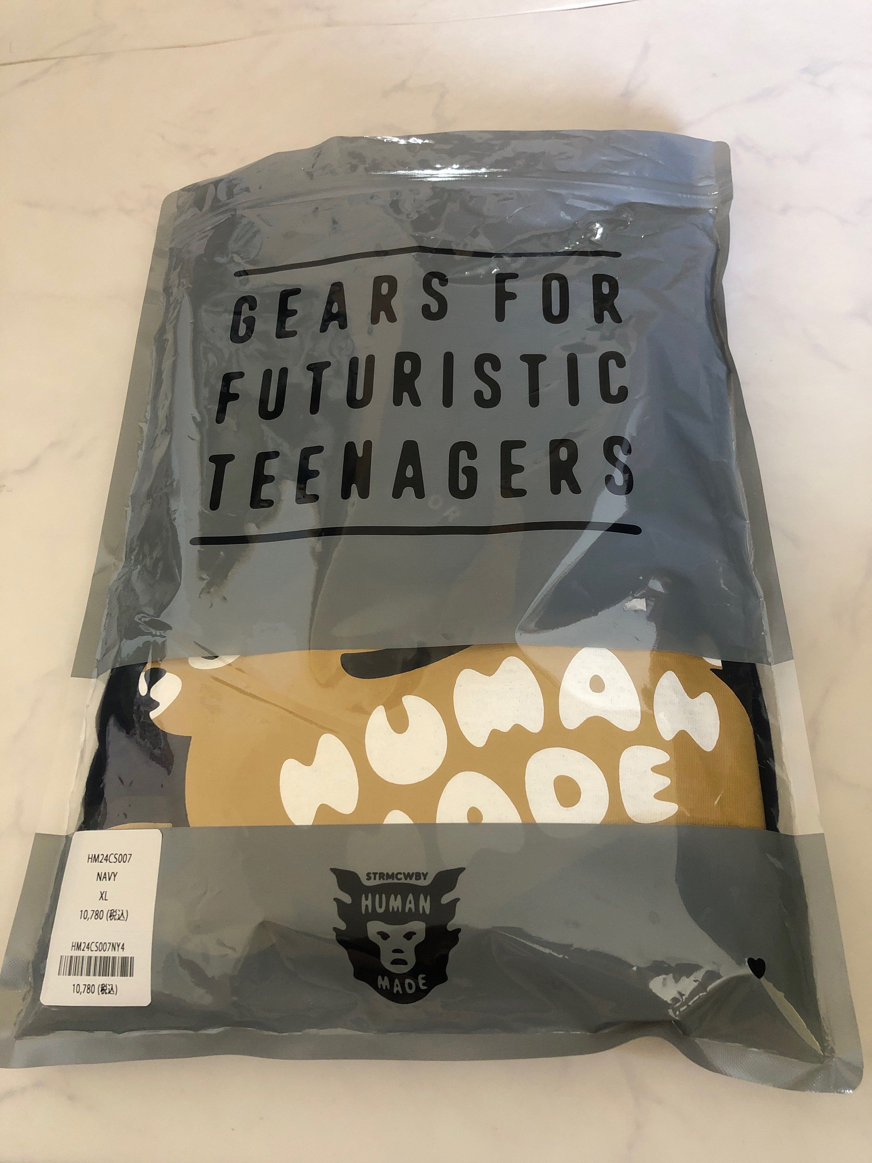 HUMAN MADE RABBIT L/S T-SHIRT "Navy"