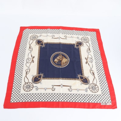 セリーヌ 馬 柄 ファッション おしゃれ ストール ブランドスカーフ