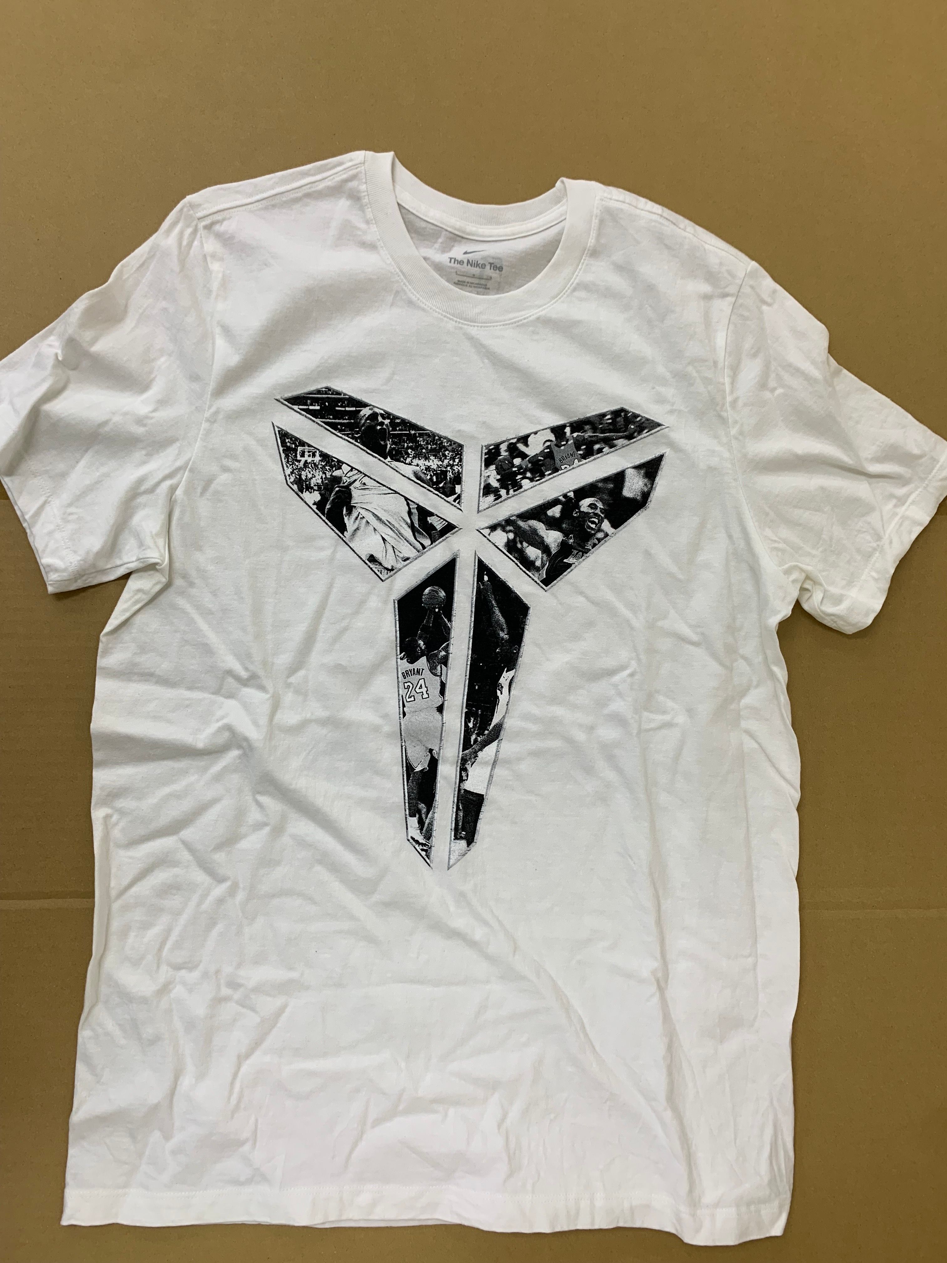 Nike Kobe Bryant Los Angeles Lakers Memorial Statue Unveil T-shirt "White"