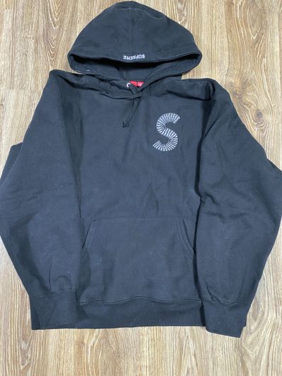 Supreme S Logo Hooded Sweatshirt "Black" (20FW)