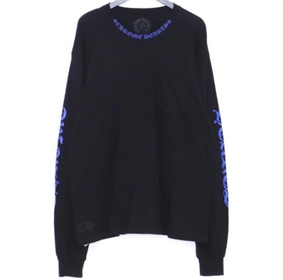 Chrome Hearts 1988 Neck Logo L/S Tee "Black/Blue"