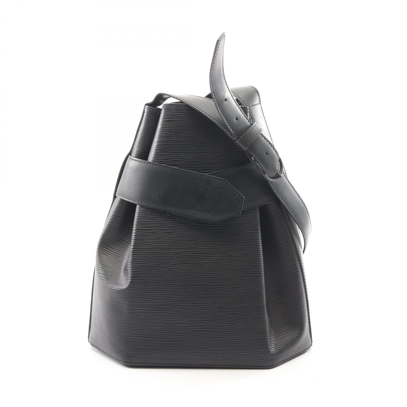 ルイ・ヴィトン LOUIS VUITTON サックデポールPM エピ ノワール ショルダーバッグ バッグ レザー レディース ブラック系 M80157 【中古】