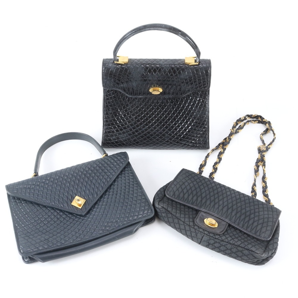 バリー まとめ 3点 セット キルティングショルダーバッグ レザー