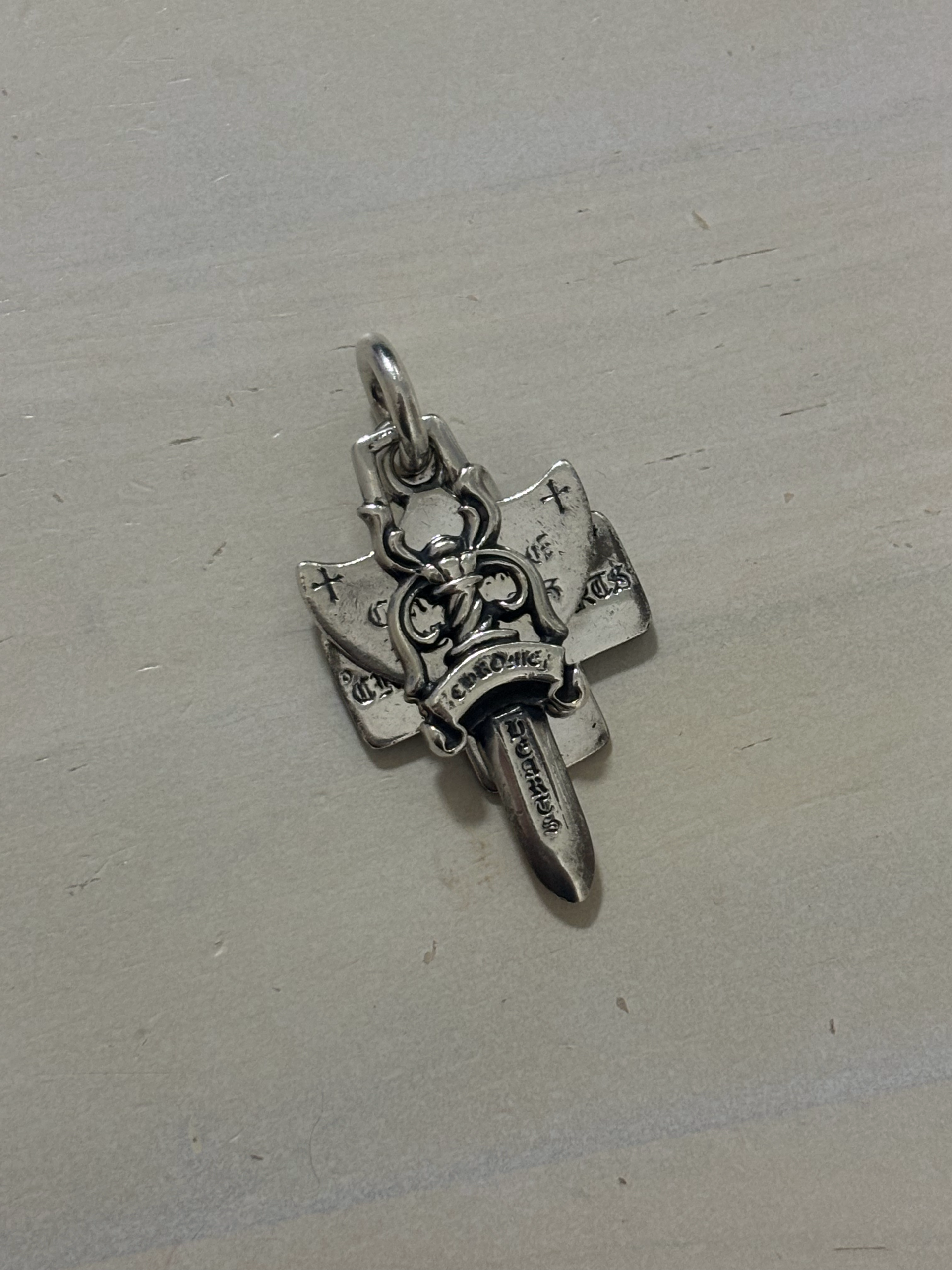 Chrome Hearts 3 Trinkets Pendant "Silver"