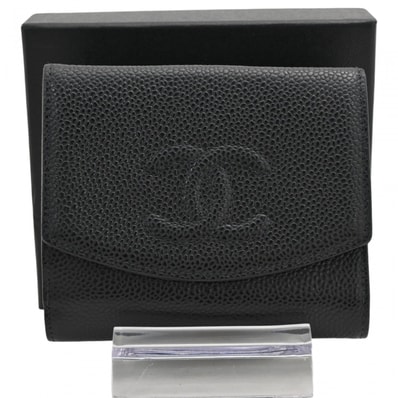 シャネル 三つ折り財布 レディース