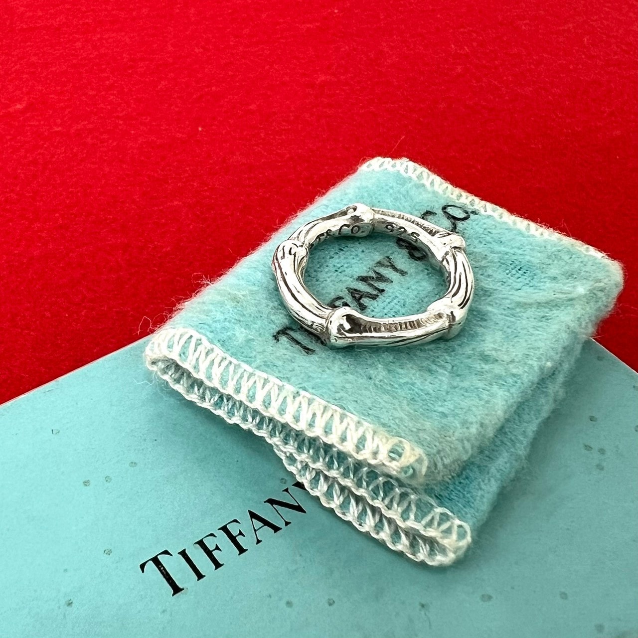 TIFFANY&Co. ティファニー バンブー リング シルバー925 リング・指輪 5号 シルバー
 227-9
