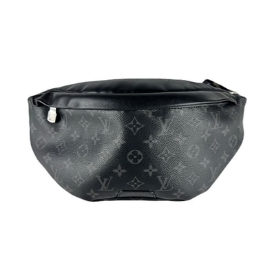 ルイ ヴィトン LOUIS VUITTON ボディバッグ モノグラムエクリプス ディスカバリー バムバッグ/モノグラムエクリプス ブラックグレー メンズ M44336【中古】 z8403