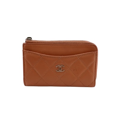 シャネル CHANEL コインケース マトラッセ フラグメントケース オレンジ