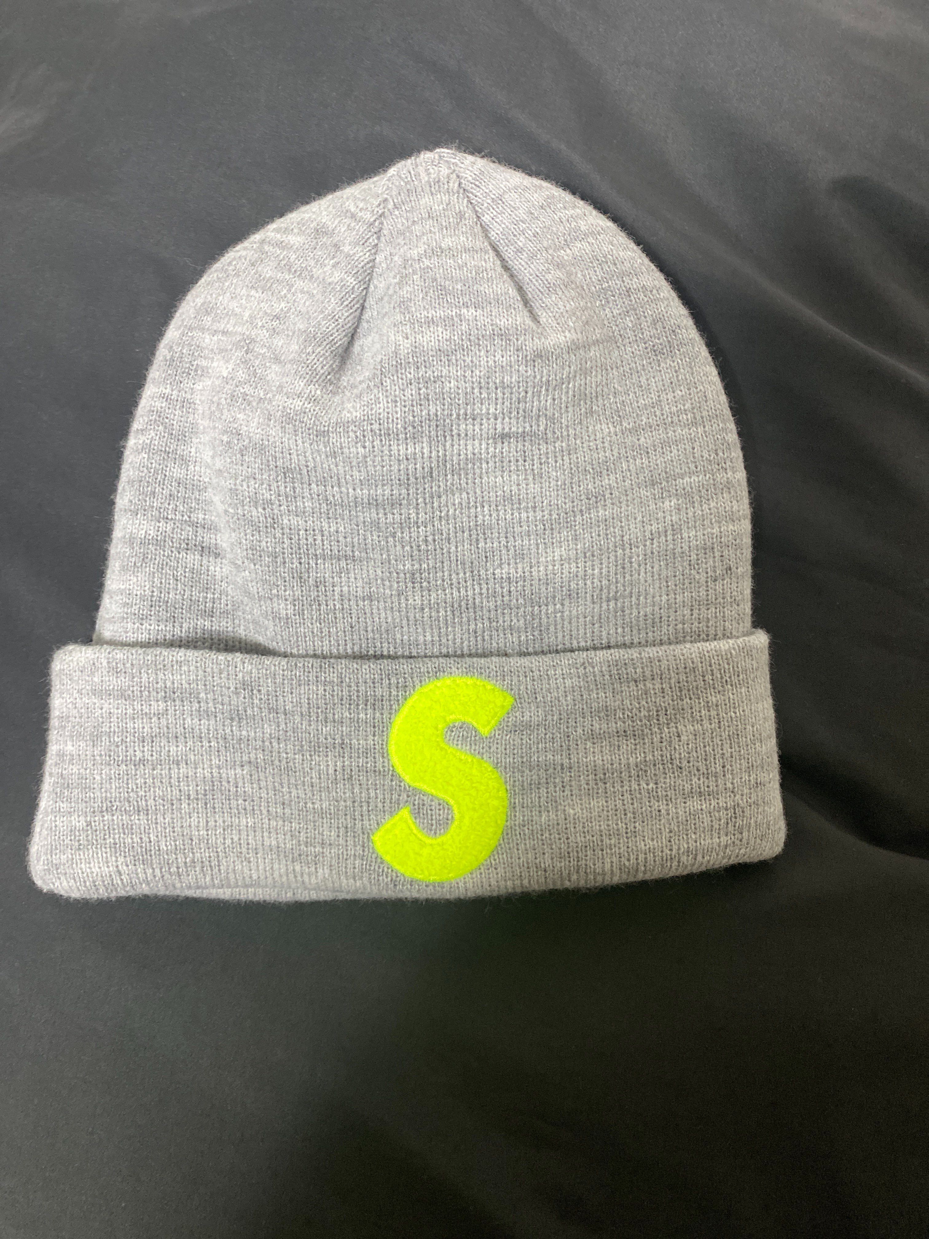 Supreme New Era® S Logo Beanie "Heather Grey" (19FW)