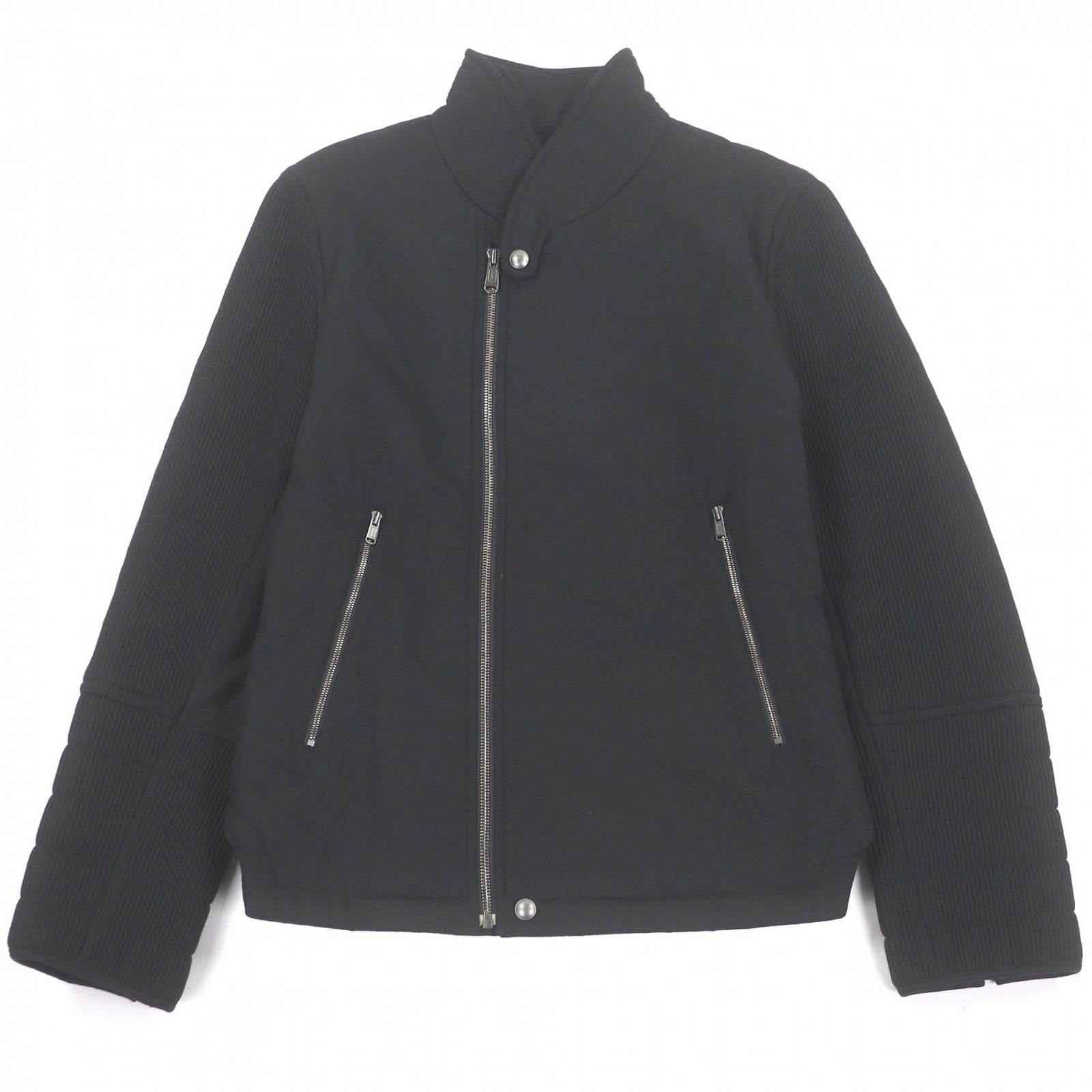 極美品 イヴ・サンローラン ジャケット ブラック メンズ 44 291829