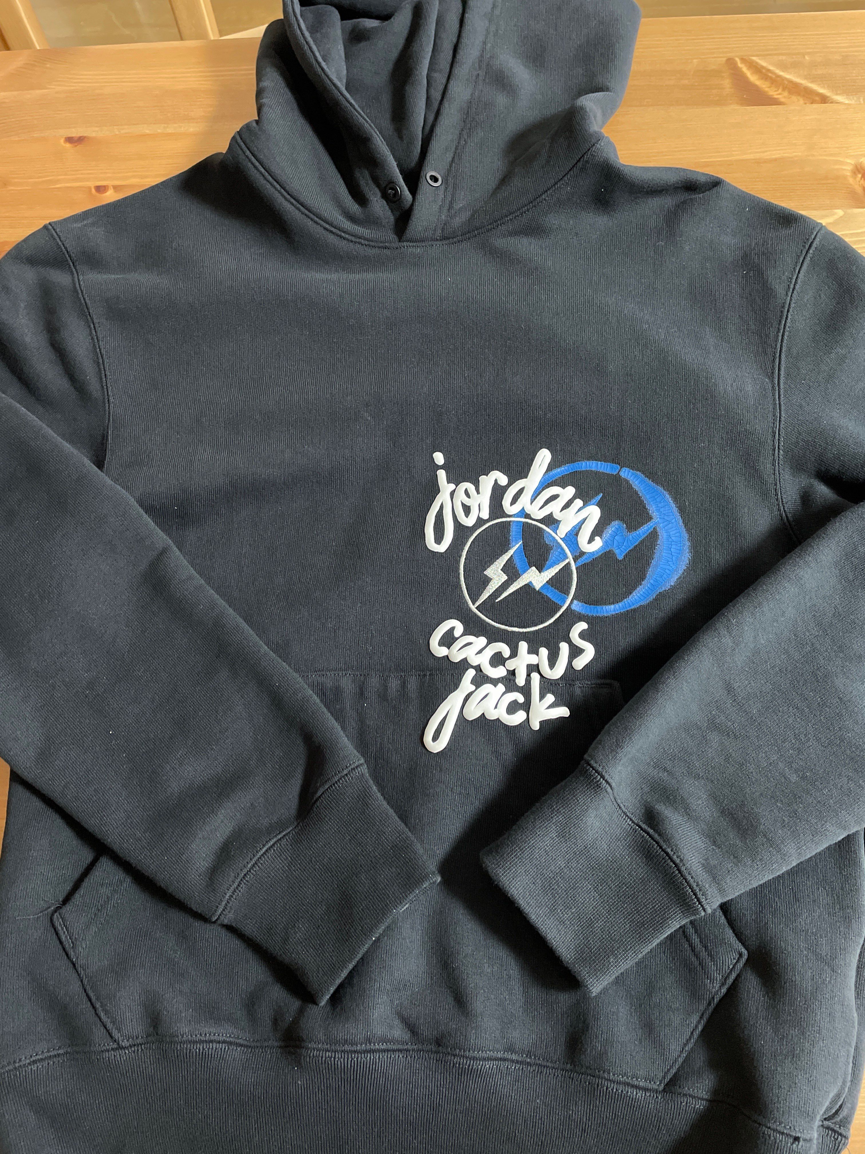 Air Jordan Travis Scott  Fragment Hoodie "Black"