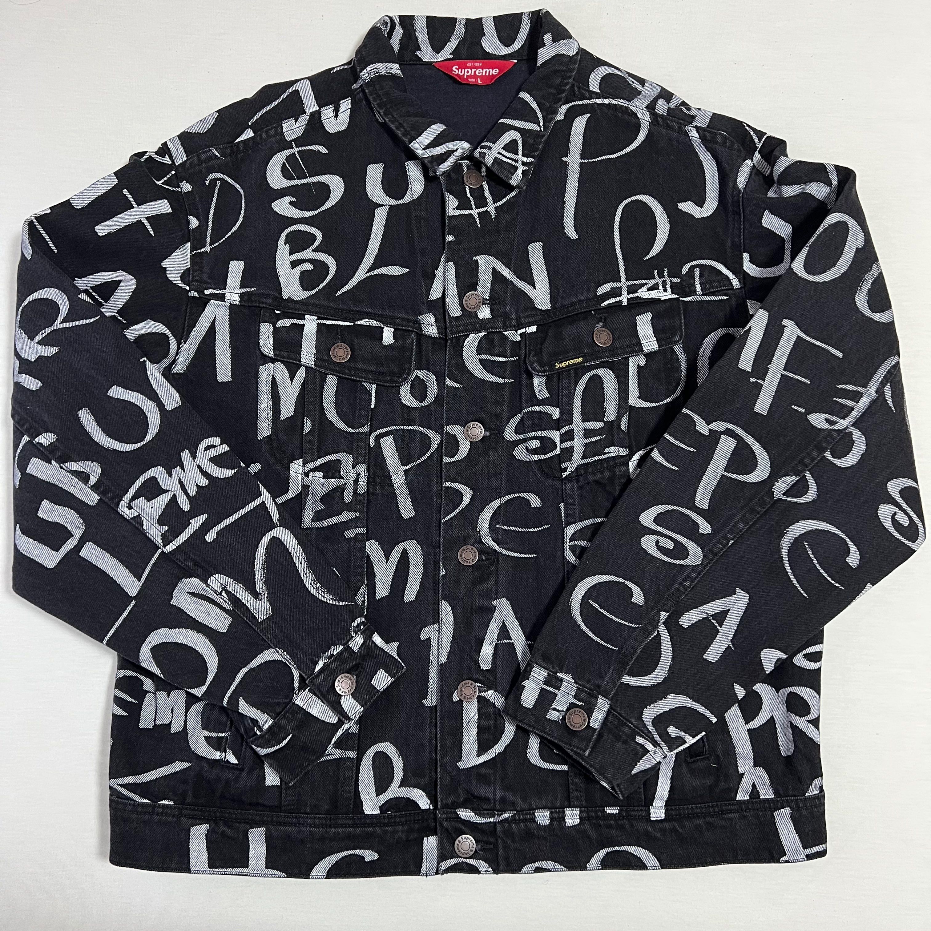 Supreme Black Ark Denim Trucker Jacket "Black"