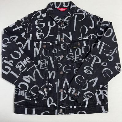 Supreme Black Ark Denim Trucker Jacket "Black"