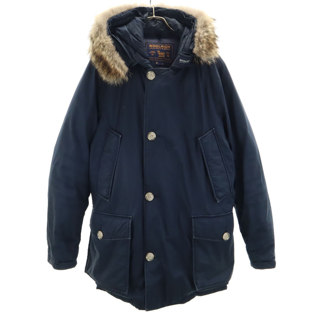 WOOLRICH ウールリッチ モルドバ製 アークティック パーカー S ネイビー ARCTIC PARKA たぬきファー
