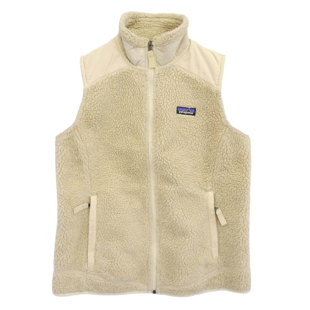 patagonia パタゴニア ベスト 14AW 23081 14年製 Retro-X Vest レディース レトロ エックス ベスト オフホワイト系 M【中古】