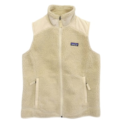 patagonia パタゴニア ベスト 14AW 23081 14年製 Retro-X Vest レディース レトロ エックス ベスト オフホワイト系 M【中古】