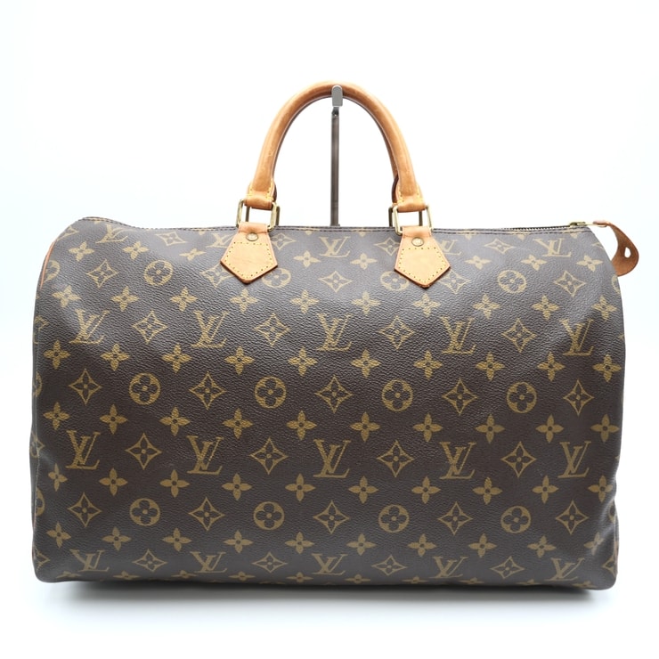 LOUIS VUITTON(ルイ・ヴィトン)スピーディ40 ヴィンテージ ハンドバッグ ボストンバッグ モノグラム ブラウン PVC レザー ゴールド金具 レディース【中古】