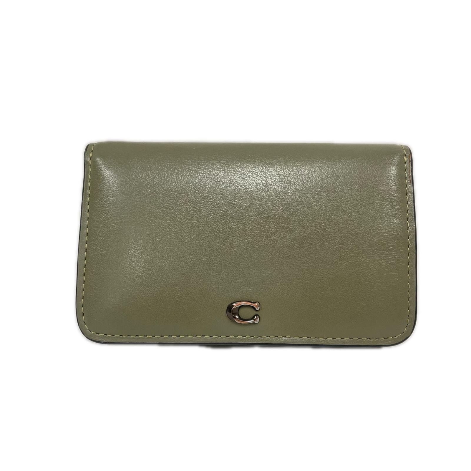 COACH コーチ カードケース コインケース ミニ財布 C4818 オリーブ