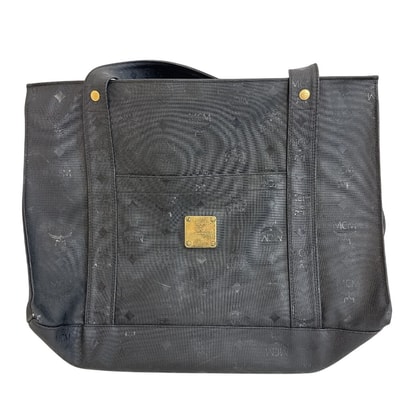エムシーエム MCM トートバッグ ロゴグラム ゴールド