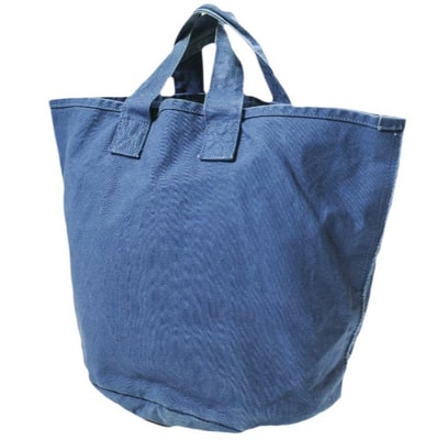 tao COMME des GARCONS タオ コムデギャルソン 24SS 日本製 綿キャンパスパラフィン加工製品洗トートバッグ TM-K202 BLUE Tricot トリコ カバン g26204
