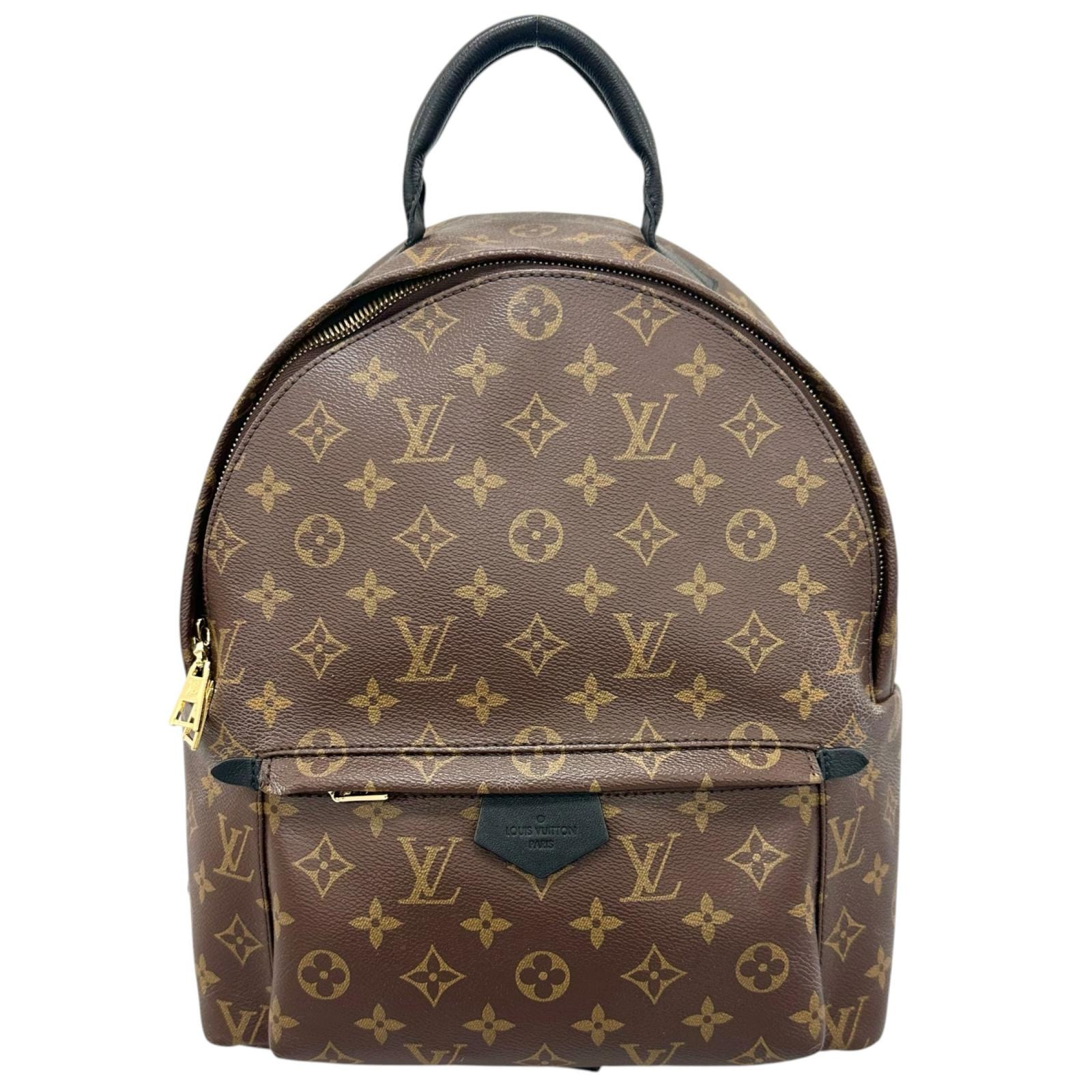 美品 LOUIS VUITTON ルイ・ヴィトン パームスプリングスMM M44874 リュック・デイパック モノグラムキャンバス ブラウン レディース【中古】