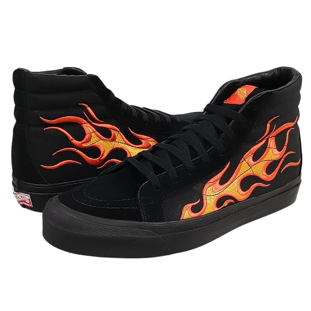 VANS バンズ × WTAPS ダブルタップス Og Sk8-Hi Lx Flame フレイム ビッグサイズ スニーカー US11.5=29.5cm 53869