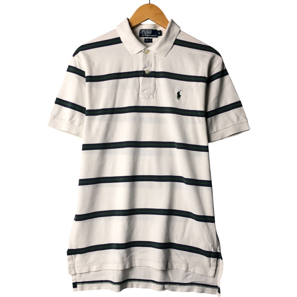 古着 ラルフローレン Ralph Lauren POLO by Ralph Lauren 半袖 ボーダー ポロシャツ メンズM相当/eaa566793