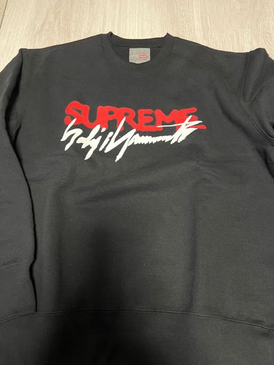 Supreme x Yohji Yamamoto Crewneck "Black"