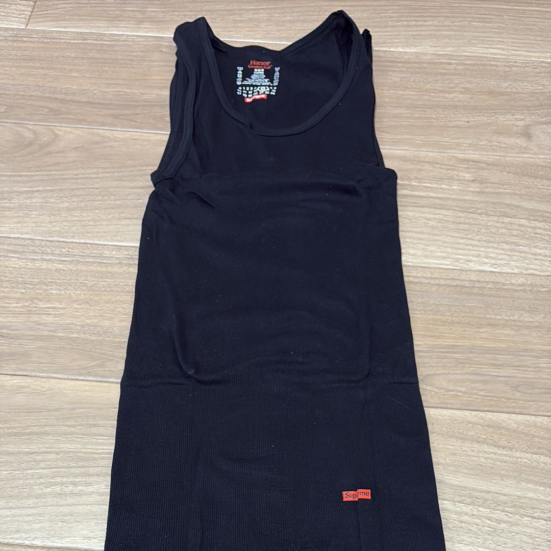 Supreme x MM6 Maison Margiela Hanes Tagless Tank Top (1 Pack) "Black"