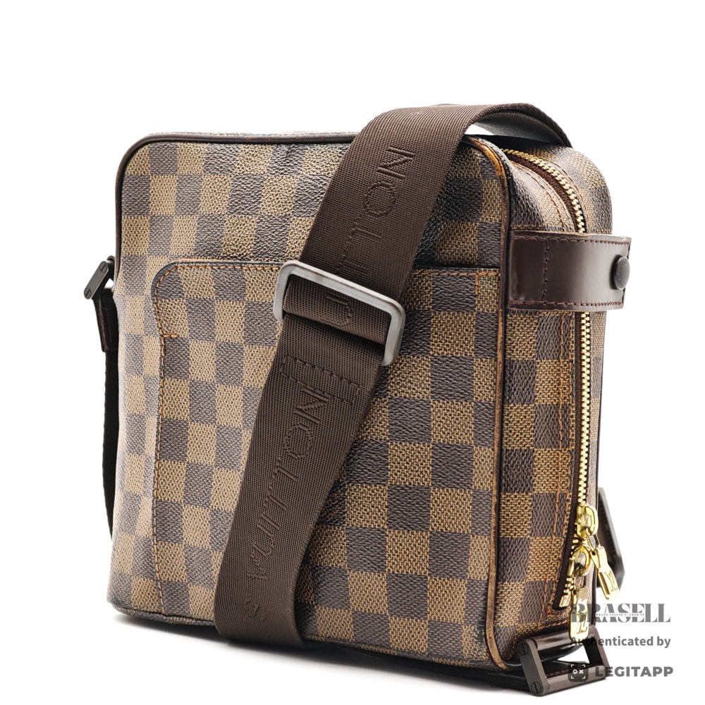 LOUIS VUITTON ルイ・ヴィトン オラフPM ダミエ オラフPM N41442 MI0024 ショルダーバッグ Damier Ebene Leather Brown レディース
