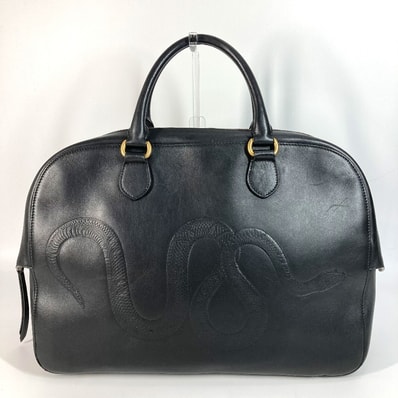 グッチ GUCCI ロゴ 450999 ビジネスバッグ カバン 旅行バッグ トラベルバッグ ショルダーバッグ ボストンバッグ レザー ブラック