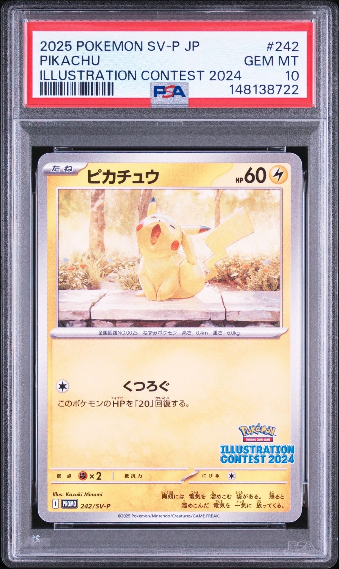 ピカチュウ [SV-P 242](プロモカードパック「イラストレーション