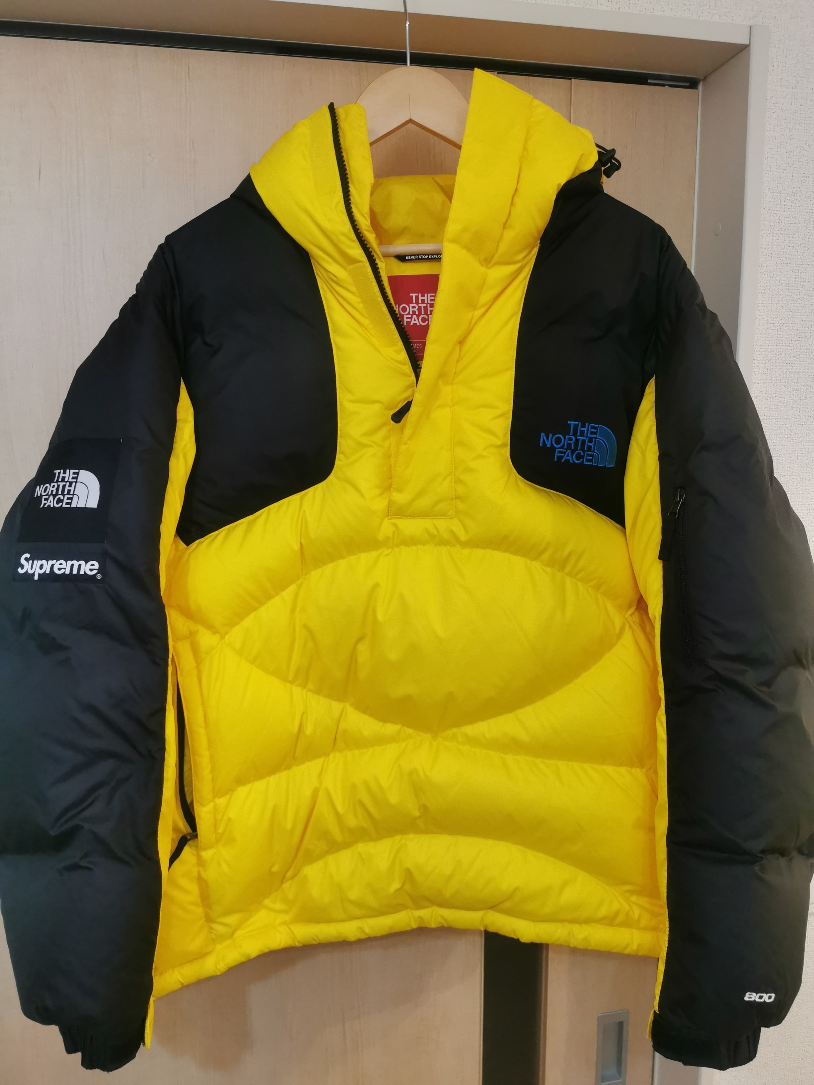 Supreme x The North Face 800-Fill Half Zip Hooded Pullover "Yellow"
